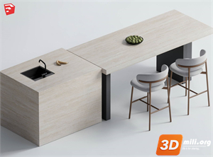 Kitchen island Skp Files